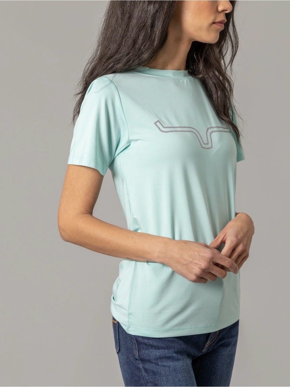 NWT Kimes Ranch Women’s XL Mint Short-Sleeve Performance Technical Tee